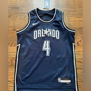 Nike Youth Jalen Suggs #4 Orlando Magic Authentic Swingman Jersey, Navy, NWT